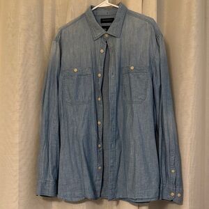 Banana Republic Classic Blue Denim Shirt